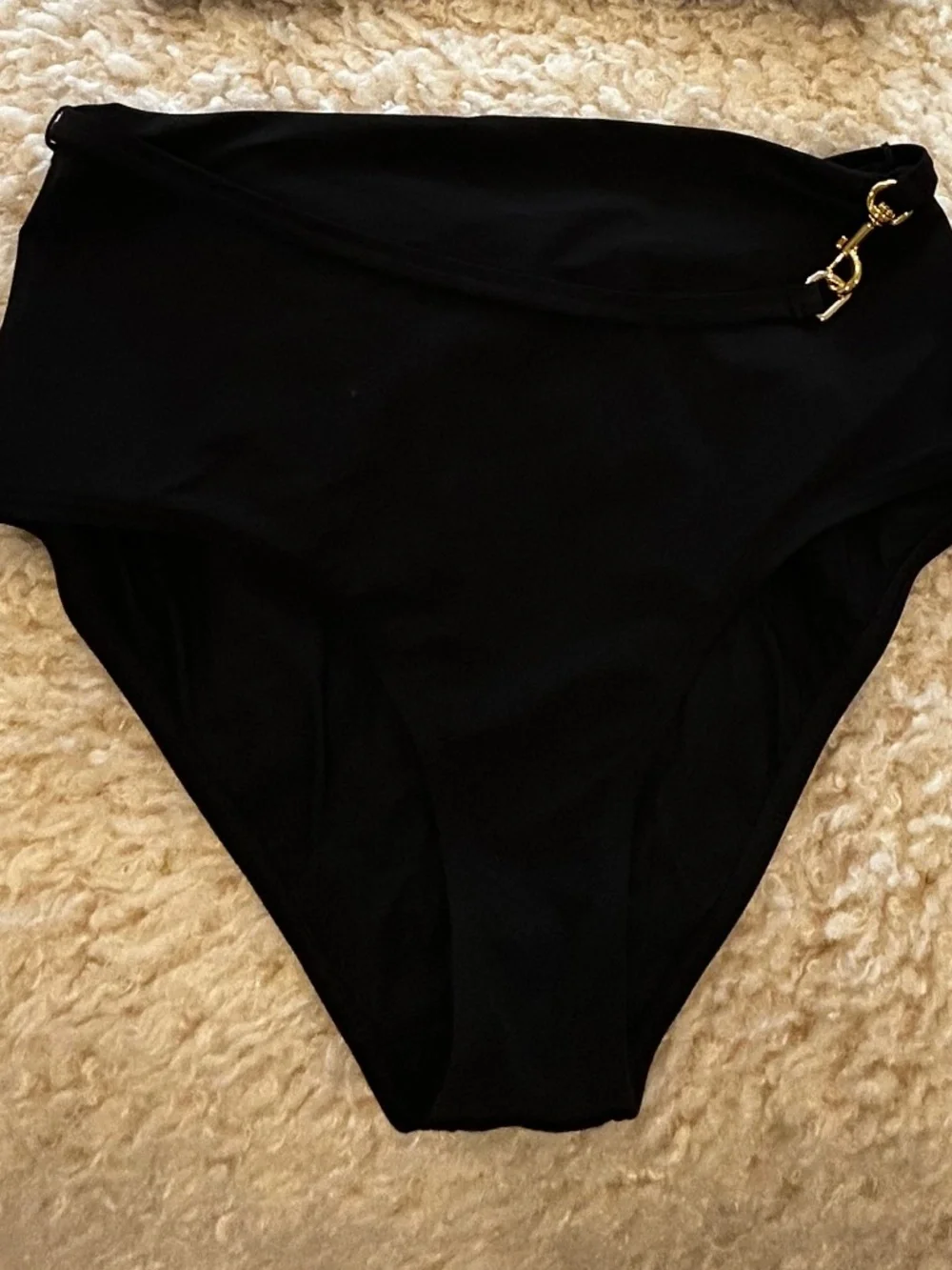 TORY BURCH BLACK WOMEN'S BIKINI BOTTOM SMALL S